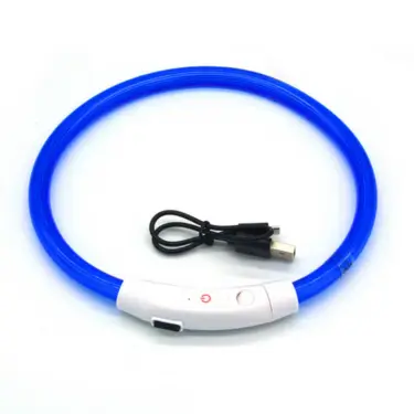 24 Glowing Dog Collar Waterproof USB Rechargeable (7)